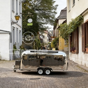 Equipo de venta de aperitivos en la calle Remolque de comida Carros para perritos calientes Camiones de comida móviles Certificado COC en Europa - Product Image 4