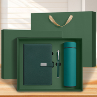 Ensemble de cadeaux d'affaires avec logo personnalisé, carnet de notes, gobelet isolé, élégant coffret cadeau d'entreprise, kit cadeau professionnel personnalisable