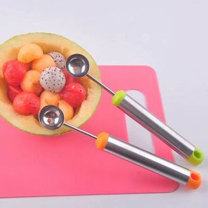 Cuillère à fruits en forme de melon ou pastèque, cuillère à glace et sorbet, 10 ml, outil de cuisine, accessoires de cuisine - Product Image 1