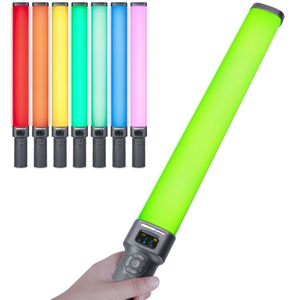 Bâton lumineux vidéo LED portable W270RGB rechargeable magnétique RVB coloré avec déflecteur pour TikTok YouTube Studio photo - Product Image 1