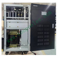 Alimentation sans interruption (ASI) triphasée 100 kVA/80 kW, double conversion, onduleur triphasé, autonomie de secours 10, 15, 30, 60 minutes