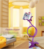 Soporte de Plástico para Teléfono Móvil, Venta Directa de Fábrica, para Escritorio y Mesita de Noche, Origen China, Embalaje en Caja de Color