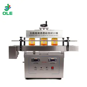 15-130mm Full Automatic Container Sealing Machine Induction Honey Oil Jars Aluminum Foil Seal Machine