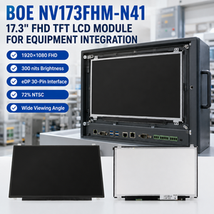 โมดูลจอแสดงผล TFT LCD รุ่น BOE NV173FHM-N41 ขนาด 17.3 นิ้ว ความละเอียด 1920x1080 FHD EDP 30 พิน สำหรับการรวมเข้ากับอุปกรณ์ - Product Image 1
