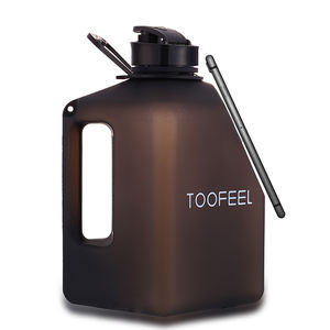 Articoli scontati Carry Loop maniglia palestra sport bottiglia di bevande BPA libero PETG plastica Marker motivazionale bottiglia d'acqua - Product Image 1