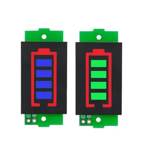 1S 2S 3S 4S Einzelnes 3,7-V-Lithiumbatterie-Kapazitätsanzeigemodul 4,2 V Blaues Display Batterie-Leistungs tester für Elektro fahrzeuge Li