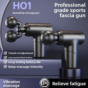 Mini <span class=keywords><strong>Pistola</strong></span> <span class=keywords><strong>de</strong></span> <span class=keywords><strong>Masaje</strong></span> Fascial <span class=keywords><strong>de</strong></span> Doble Cabezal, Portátil, Eléctrica, para Relajar los Músculos, Cervical, Uso Doméstico, Tres Velocidades - Product Image 3