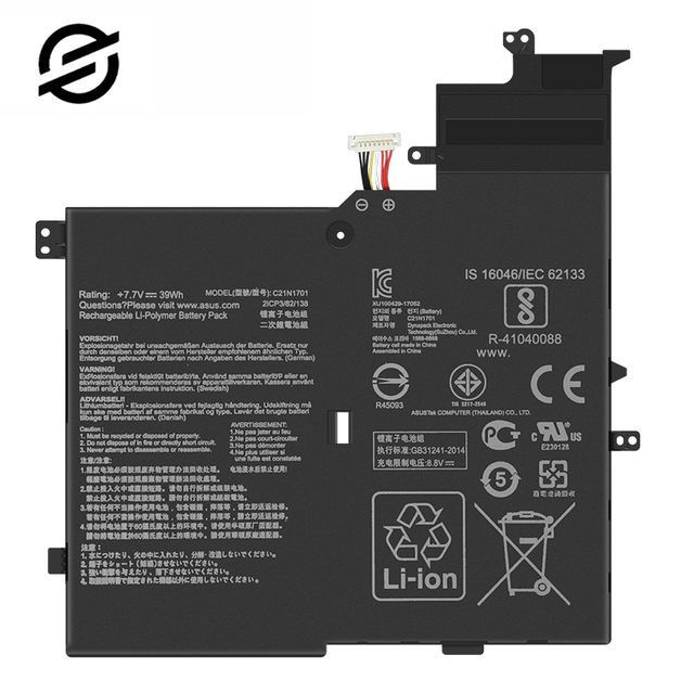 C21N1701 C21PQC5 0B200-02640000 2ICP3/82/138 Original Laptop Battery for ASUS VivoBook S14 S406UA Rechargeable Notebook Battery