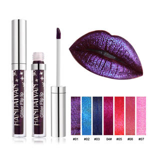 Etiqueta privada <span class=keywords><strong>HANDAIYAN</strong></span> 7 colores al por mayor brillo de labios mate brillo líquido lápiz labial - Product Image 4