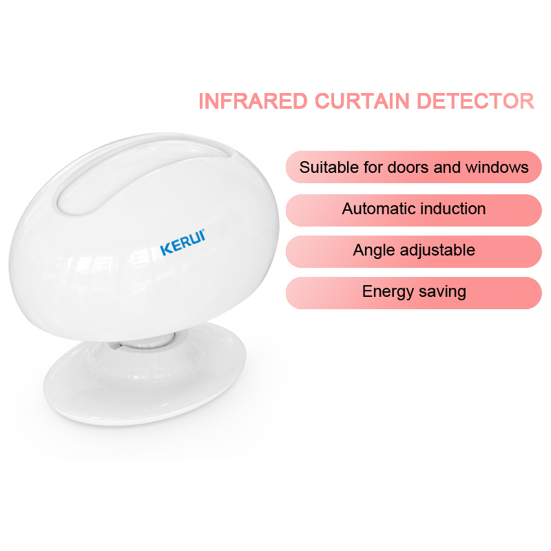 For Hot Sales P827 Curtain PIR Sensor Wireless Detector 0-8m Detection Range 100m Distance RF 433 Smart Home Security · image 2