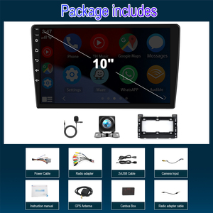 Radio estéreo para coche Android14 para Chevy Malibu 2004-2007 para Pontiac G6 10 "pantalla táctil con Carplay inalámbrico Android Auto DVD Play - Product Image 6