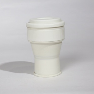 Botella de agua plegable de silicona, a prueba de fugas, con tapa de rosca, taza de viaje, apta para lavavajillas, diseño minimalista, uso unisex - Product Image 5