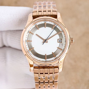High-end Classic Luxury Style Date Display, <b>Second</b> <b>Hand</b>, Stainless Steel Dial, Strap, Round Automatic Mechanical Wristwatch. - Product Image 1