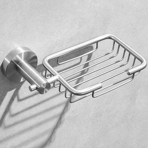 Jabonera Moderna de Acero Inoxidable para Montar en la Pared, Acabado Latón, Prevención de Corrosión, Cesta para Jabón de Baño para Hoteles - Product Image 3