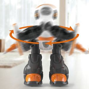 Jouet robot guerrier rotatif à 360 degrés avec effets sonores lumineux et musicaux, fonctionne sur piles, figurine d'action interactive de dessin animé pour enfants - Product Image 5