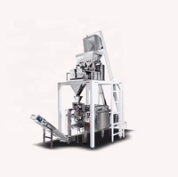 Machine de remplissage et de scellage verticale automatique à grande capacité PLC pour boissons, riz, haricots, noix, légumes, aliments pour animaux de compagnie - Focus Machinery
