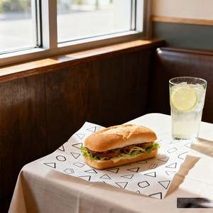 Papel Encerado Resistente a la Grasa para Hamburguesas, Rollos de Pollo, Sándwiches, Bolas de Arroz - Product Image 3