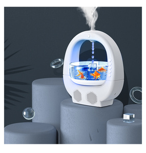 Hot Selling Anti-Zwaartekracht Waterdruppel Luchtbevochtiger Nachtlampje Draagbare Usb Draadloze Speaker Huishoudens Diffuser Luchtbevochtiger - Product Image 1