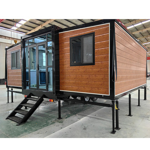 Casa Portátil Pequeña sobre Ruedas, Casas Prefabricadas Modernas, Contenedor con Ruedas para Viajar en Auto, Casa Rodante Integrada para Acampar o Estar en un Motel - Product Image 2