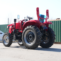 Tractor compacto de ruedas Tractor agrícola de alto nivel de seguridad 90HP Tractor agrícola a la venta