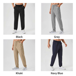 <span class=keywords><strong>Pantalon</strong></span> <span class=keywords><strong>de</strong></span> <span class=keywords><strong>jogging</strong></span> respirant à séchage rapide personnalisé poche arrière cachée avec fermeture éclair <span class=keywords><strong>pantalon</strong></span> <span class=keywords><strong>de</strong></span> gym pour hommes à taille élastique avec cordon <span class=keywords><strong>de</strong></span> serrage - Product Image 2