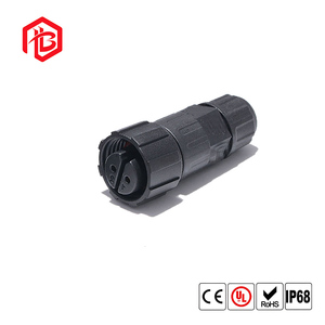 M16 kunci sekrup 2 + 3 Pin, konektor tahan air IP68 hibrida sinyal daya kontak tembaga UNTUK PCB/FPC dan sistem tenaga surya - Product Image 5