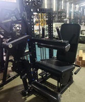 Machine d'entraînement des jambes robuste : Extension des jambes et curl des ischio-jambiers à charge de plaques professionnelle pour l'entraînement des fessiers et des quadriceps
