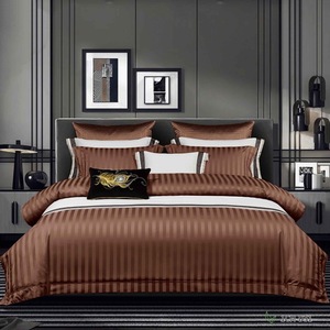 Juego <span class=keywords><strong>de</strong></span> Ropa <span class=keywords><strong>de</strong></span> <span class=keywords><strong>Cama</strong></span> <span class=keywords><strong>de</strong></span> Lujo <span class=keywords><strong>de</strong></span> 4 Piezas con Rayas Teal, Juego <span class=keywords><strong>de</strong></span> Funda Nórdica <span class=keywords><strong>de</strong></span> Satén Jacquard, Ropa <span class=keywords><strong>de</strong></span> <span class=keywords><strong>Cama</strong></span> Suave y Transpirable Estilo Hotel <span class=keywords><strong>para</strong></span> Dormitorio - Product Image 3