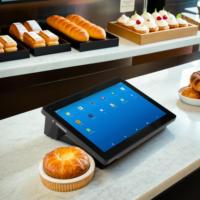 MHT-D2 Mini Android Pos Système Terminal Tout En Un Tablette Pos Machine Écran Tactile Intégré Imprimante Pour Café Boutique