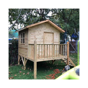 Casa de Juegos de Madera para Niños, para Jardín o Patio Trasero, Fácil de Montar, Madera Tratada a Presión, de 3 a 12 Años - Product Image 2