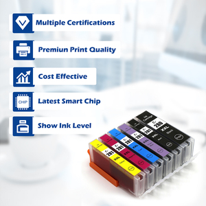 Cartucho de Tinta Compatible de Gran Volumen a Base de Tinte ShinColor PGI-<span class=keywords><strong>280</strong></span>/CLI-281 para Impresoras <span class=keywords><strong>Pixma</strong></span> Ts8120/Ts9120 - Product Image 2