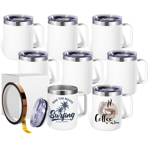 Custom 12oz 14oz 16oz 20oz Stainless Steel Double Wall Thermal Travel Vacuum Tumbler <b>Coffee</b> Mug With Handle - Product Image 1