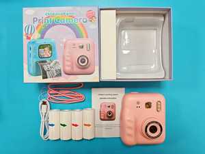 Instant Print-<span class=keywords><strong>camera</strong></span> voor kinderen, 24 MP, 16x zoom, CMOS, MicroSD, 1080P HD-video, oplaadbare batterij, verjaardagscadeau voor meisjes en jongens - Product Image 6