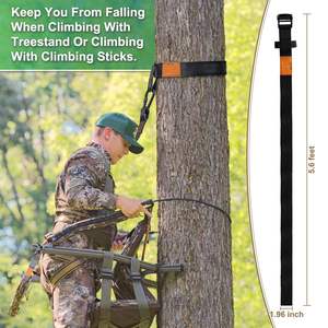 ツリークライミングと狩猟のためのクイックコネクト安全ハーネスツリーストラップ - Product Image 5