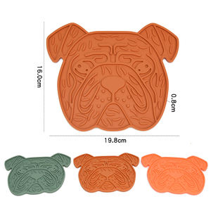 Fabrika toptan özel <span class=keywords><strong>Pet</strong></span> yavaş besleyici yalamak Mat köpek için güçlü vantuz ile fıstık ezmesi yalamak ped sakinleştirici - Product Image 4