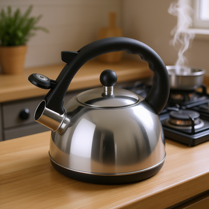 Hervidor silbante Elo Ronda de 2.4L, acero inoxidable, 20 cm de diámetro - Product Image 3