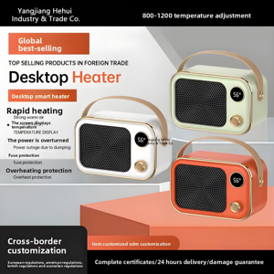Calentador PTC de Escritorio de Alta Potencia para el Hogar, Mini Calentador de Aire para Oficina con Protección Contra Sobrecalentamiento, Nueva Pantalla, Venta Directa de Fábrica - Product Image 3