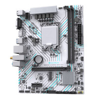 Carte mère B660M GAMING WIFI ICE, PCB blanc, LGA1700, DDR4, 6 phases, alimentation Dr.Mos, WiFi intégré, ARGB, Micro ATX, pour PC de jeu