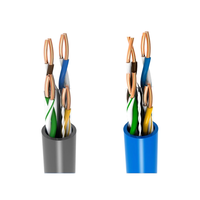 Câble Ethernet Kneysum CAT6 CAT6A non blindé, fil d'aluminium haute conductivité, POE, large bande, pour réseau domestique et professionnel, 23AWG
