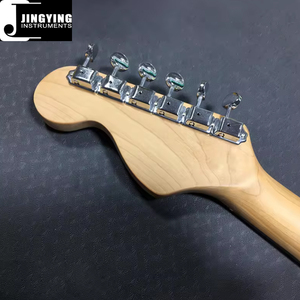 Serie de <span class=keywords><strong>guitarra</strong></span> eléctrica de música Jingying 2024, instrumento de cuerda Maestro de Jazz personalizado, <span class=keywords><strong>guitarra</strong></span> eléctrica de cuello de arce tostado de cuerpo sólido - Product Image 5