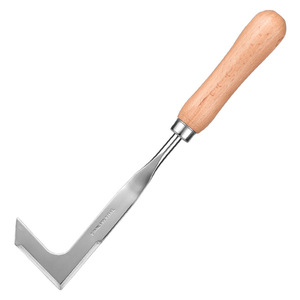 Garden Crack Weeder Grieta Herramienta <span class=keywords><strong>de</strong></span> deshierbe Mango Cortacésped <span class=keywords><strong>manual</strong></span> <span class=keywords><strong>de</strong></span> acero inoxidable Hoz <span class=keywords><strong>de</strong></span> deshierbe en forma <span class=keywords><strong>de</strong></span> L para patio <span class=keywords><strong>de</strong></span> césped - Product Image 5