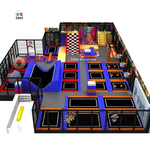 One-stop Professional Commercial Children Trampoline Parks Indoor Trampoline Park Equipment For Kids Adult