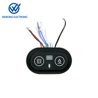 Interrupteur à commande par bouton Weikong USB-C 5V/12V IP65 2A à température contrôlée pour coussin chauffant de massage à domicile ou au bureau