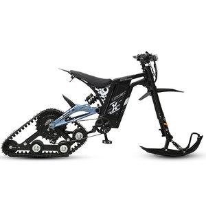 Motocicleta Eléctrica TXED de 20 Pulgadas con Suspensión Completa, 7 Velocidades, Motor de 52V 1200W en la Rueda Trasera, Frenos de Disco Hidráulicos, Bicicleta Eléctrica para Nieve - Product Image 2