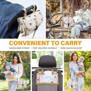 Échantillon gratuit Vente en gros Station à langer étanche multifonctionnelle pour nouveau-né Voyage étendu Tapis pour bébé Tapis à langer portable - Product Image 5