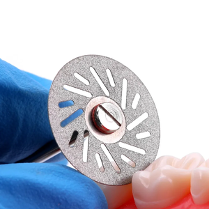 Высококачественные стоматологические лабораторные Полировальные Алмазные диски с двойным боковым покрытием, гибкие фарфоровые зубья, разделительное колесо - Product Image 3