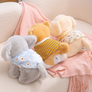 Adorables Figuras de Animales - Peluches de Elefante Bebé, <span class=keywords><strong>Chihuahua</strong></span>, Corgi, Muñecas para Niños - Regalos de Cumpleaños - Product Image 5