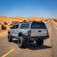 Hard top électrique en aluminium pour RAM 1500 2019-2026 – Caisse rigide étanche tout-terrain avec compartiment de rangement verrouillable pour benne de 6,4 pieds