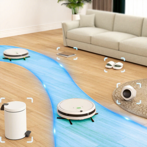 Robot Aspirador Inteligente con Cepillo de Barrido, Todo en Uno, Limpieza Automática, 91-120min de Autonomía, para Hogar y Oficina - Product Image 2