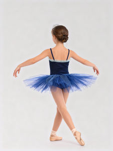 Anna Shi, Nuevos Diseños, Elegante Leotardo <span class=keywords><strong>de</strong></span> Terciopelo Azul Oscuro con Ribete Azul, Tutú <span class=keywords><strong>de</strong></span> Ballet, Trajes <span class=keywords><strong>de</strong></span> Danza - Product Image 5